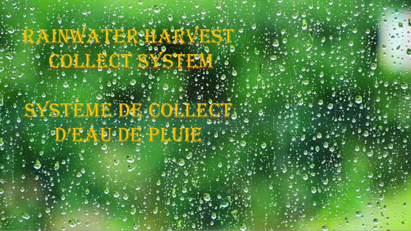 Rainwater harvest collect system